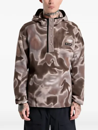 Columbia Helvetia Ii Printed Hoodie In Brown