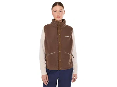 Columbia Helvetia Vest Women's Coat Tobacco: Lg In Black