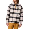 Columbia High Cascades Plaid Shirt Jacket In Black