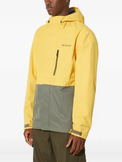 Columbia Hikebound Ii Color-block Jacket In Yellow