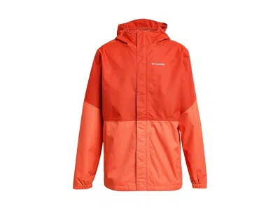 Columbia Hikebound Ii Jacket (little Kid/big Kid) Boy's Coat Super Sonic/zing : Md (10-12 Big Kids), Polyeste In Orange