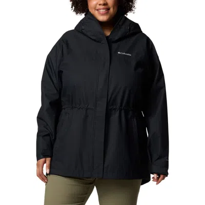 Columbia Hikebound Ii Long Waterproof Jacket In Black