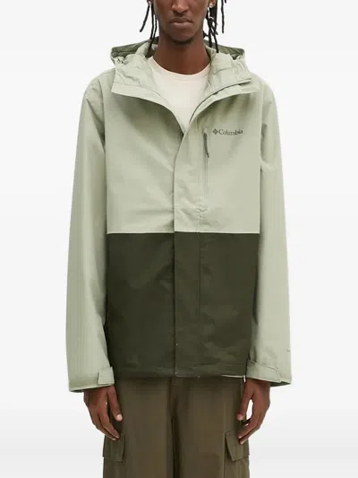 Columbia Hikebound Ii Two-tone Hooded Jacket In Green