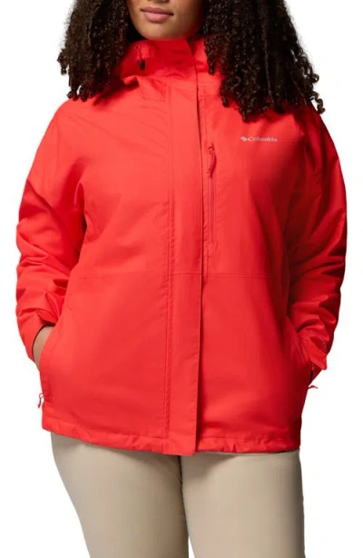 Columbia Hikebound Ii Waterproof Jacket In Red