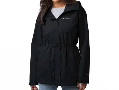 Columbia Hikebound Long Jacket In Black In Blue