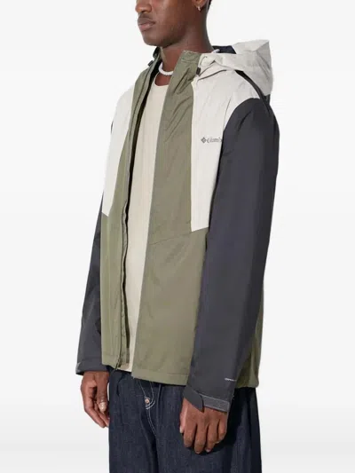 Columbia Hooded Color-block Jacket In Multi