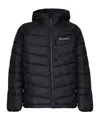Columbia Logo-print Hooded Padded Jacket In Black