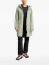 Columbia Hooded Drawstring Jacket In Green