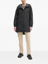 Columbia Hooded Drawstring-waist Jacket In Black