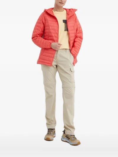Columbia Hooded Jacket In Red