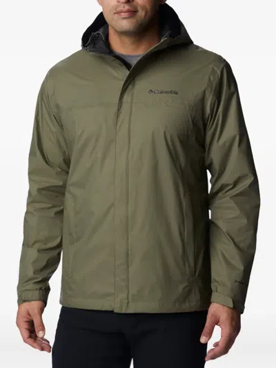 Columbia Hooded Long-sleeve Jacket In Green