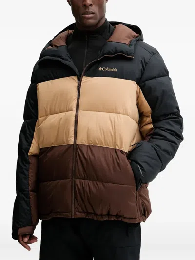 Columbia Hooded Padded Jacket In Black