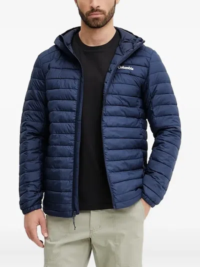 Columbia Hooded Padded Jacket In Blue