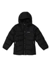 Columbia Hooded Puffer Jacket In Black