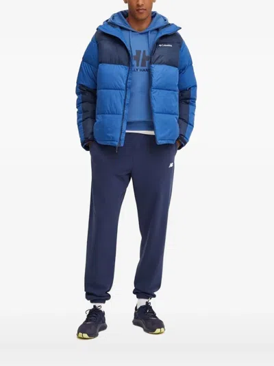 Columbia Hooded Puffer Jacket In Blue