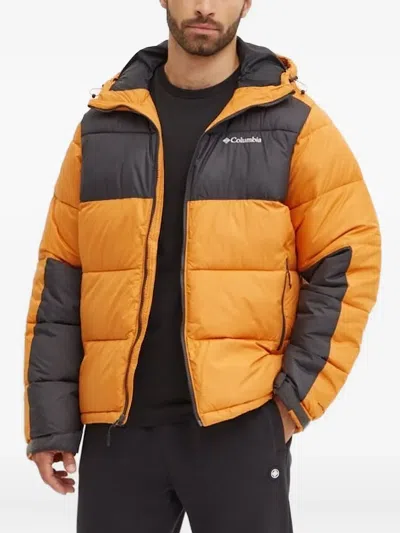 Columbia Hooded Puffer Jacket In Yellow