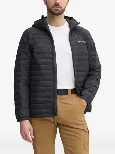 Columbia Hooded Quilted Padded Jacket In Black