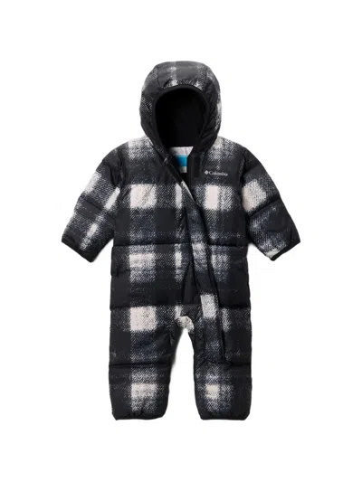 Columbia Babies' Hooded Quilted Snowsuit In Black