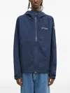 Columbia Hooded Zip-front Jacket In Blue