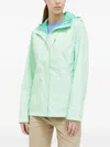 Columbia Hooded Zip-front Jacket In Green