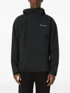 Columbia Hooded Zip-up Jacket In Black