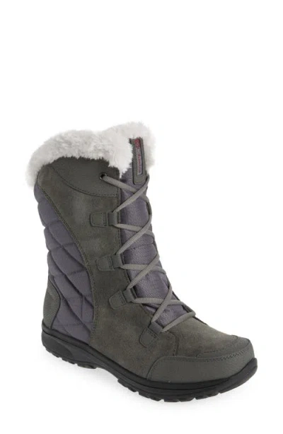 Columbia Ice Maiden Ii Faux Fur Lined Boot In Gray