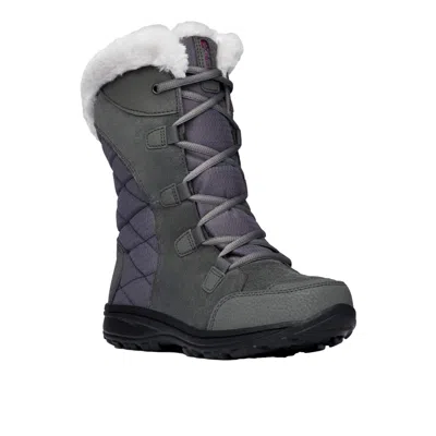 Columbia Ice Maiden Ii Shale / Dark Raspberry Bk1581-051 Women's In Gray