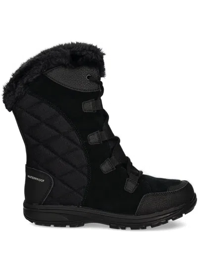 Columbia Ice Maiden Quilted Snow Boots In Black