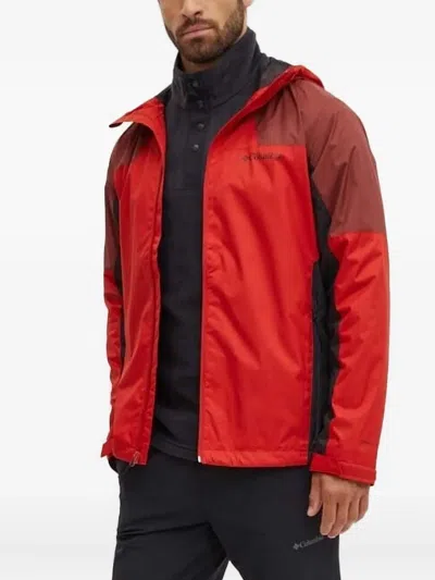 Columbia Inner Limits Waterproof Jacket In Red
