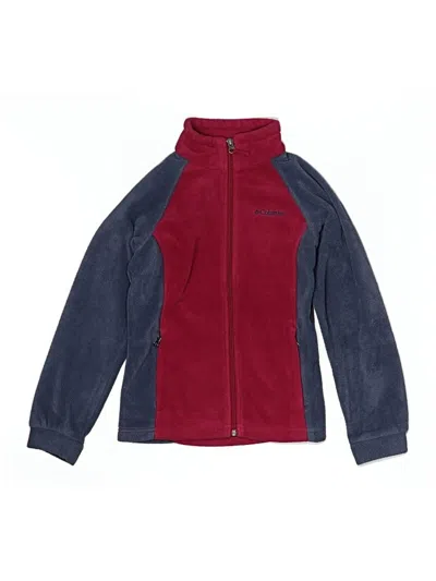 Pre-owned Columbia Kids' Jacket In Burgundy