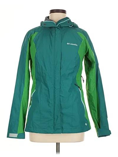 Pre-owned Columbia Jacket In Green