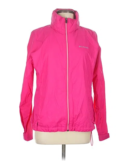 Pre-owned Columbia Jacket In Pink