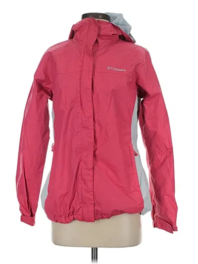 Pre-owned Columbia Jacket In Pink