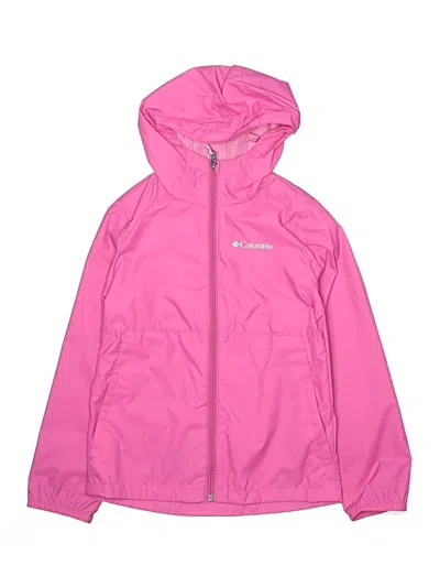 Pre-owned Columbia Kids' Jacket In Pink