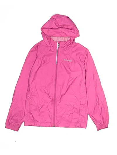 Pre-owned Columbia Kids' Jacket In Pink