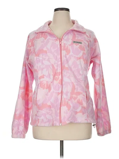 Pre-owned Columbia Jacket In Pink