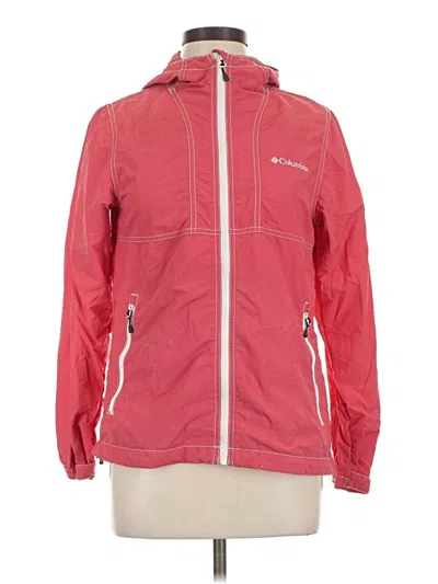 Pre-owned Columbia Jacket In Pink