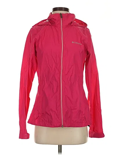 Pre-owned Columbia Jacket In Pink