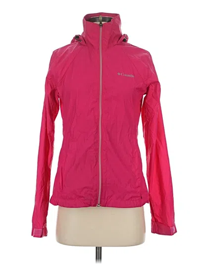 Pre-owned Columbia Jacket In Pink