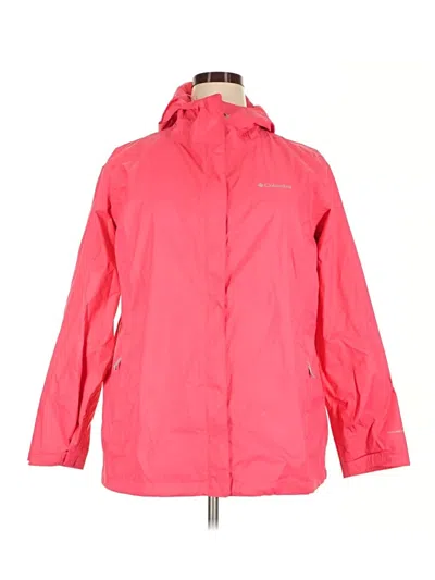 Pre-owned Columbia Jacket In Pink