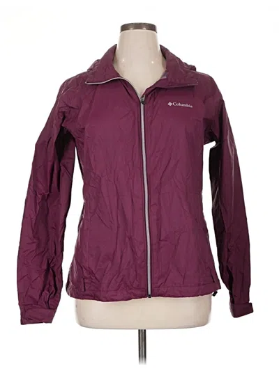 Pre-owned Columbia Jacket In Purple