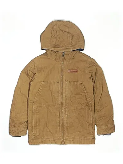 Pre-owned Columbia Kids' Jacket In Tan