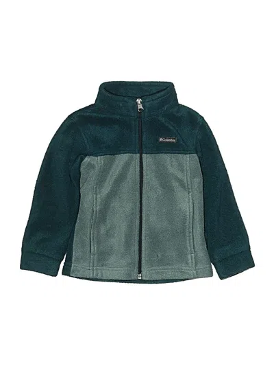 Pre-owned Columbia Kids' Jacket In Teal