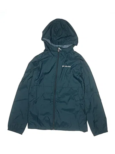 Pre-owned Columbia Kids' Jacket In Teal