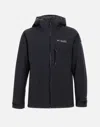 Columbia Logo-print Hooded Jacket In Black