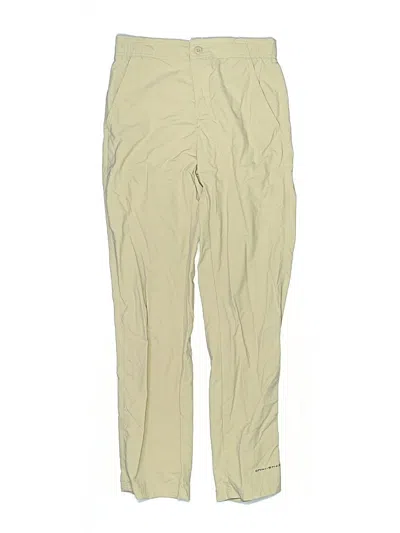 Pre-owned Columbia Kids' Khaki Pant In White