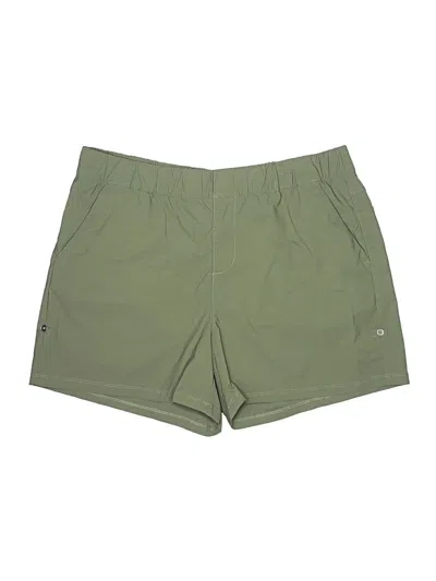 Pre-owned Columbia Khaki Shorts In Green