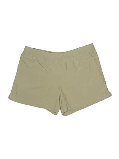 Pre-owned Columbia Khaki Shorts In Green