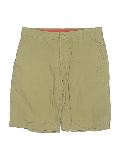 Pre-owned Columbia Khaki Shorts In Green