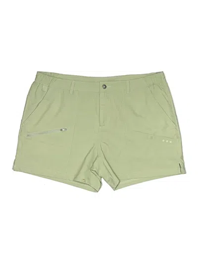 Pre-owned Columbia Khaki Shorts In Green